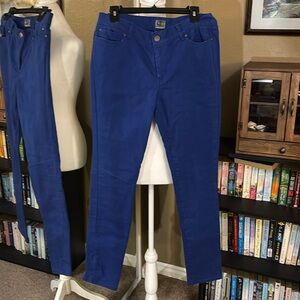 Queen Collection Women’s Pants Size 12T Blue Gently Used 98% Cotton